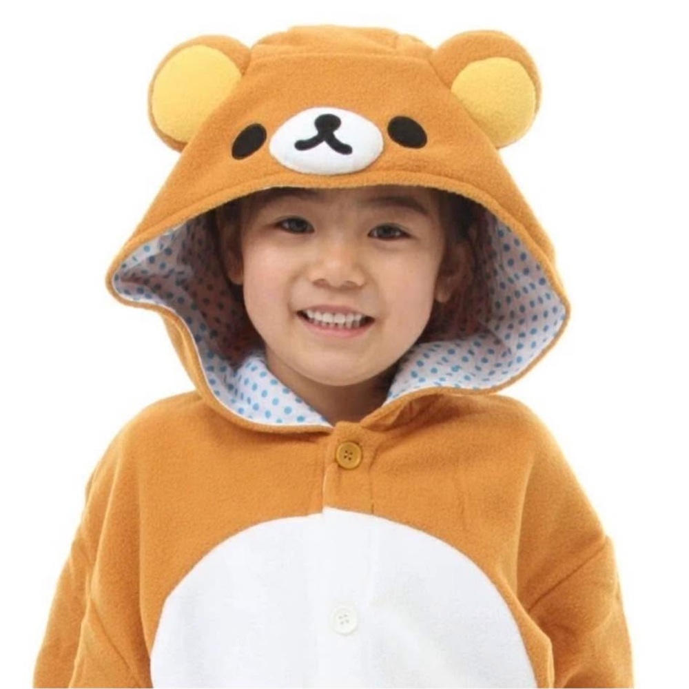 Bundles SAZAC Rilakkuma
Kids Costume
Kigurumi Fleece
Cosplay 130 Brown,beige - Picture 7 of 17